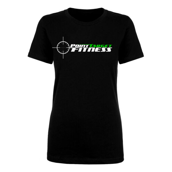 PTF LOGO CENTER CHEST - PREMIUM WOMEN'S FITTED S/S TEE - BLACK Thumbnail