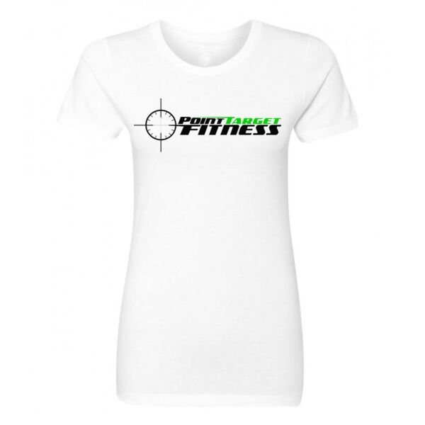 PTF LOGO CENTER CHEST - PREMIUM WOMEN'S FITTED S/S TEE - WHITE Thumbnail
