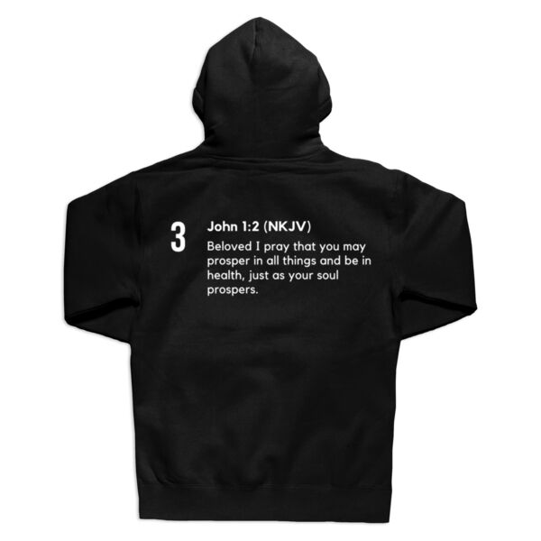 SPIRITUAL FITNESS - HEAVYWEIGHT PULLOVER HOODIE - BLACK - DTF-2A7RJS Thumbnail