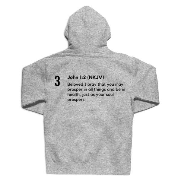 SPIRITUAL FITNESS - HEAVYWEIGHT PULLOVER HOODIE - LIGHT GREY HEATHER - DTF-AY8NKM Thumbnail