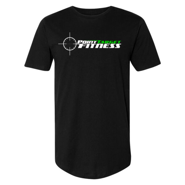 PTF LOGO CENTER CHEST - UNISEX PREMIUM LONG BODY T-SHIRT - BLACK - 357RNF Thumbnail